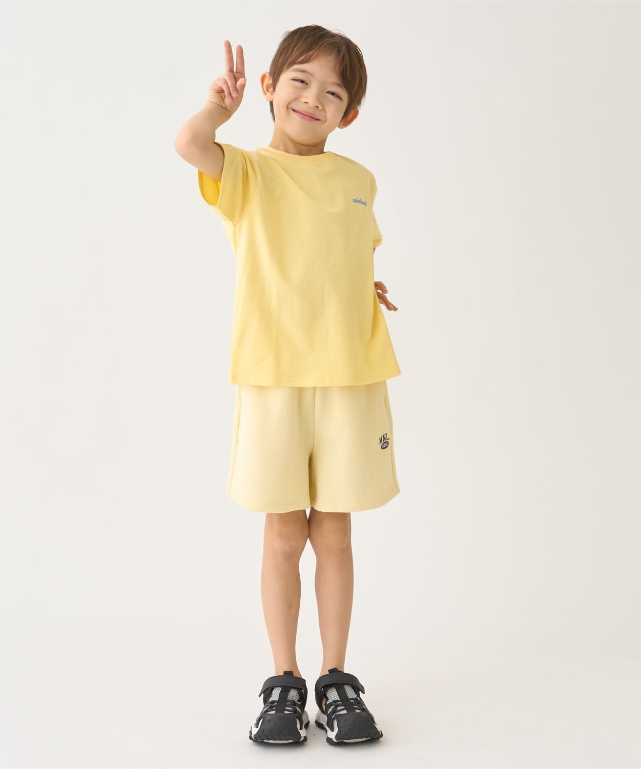 Спортивные шорты из 100% хлопка MINIMAL, Yellow — фото 2