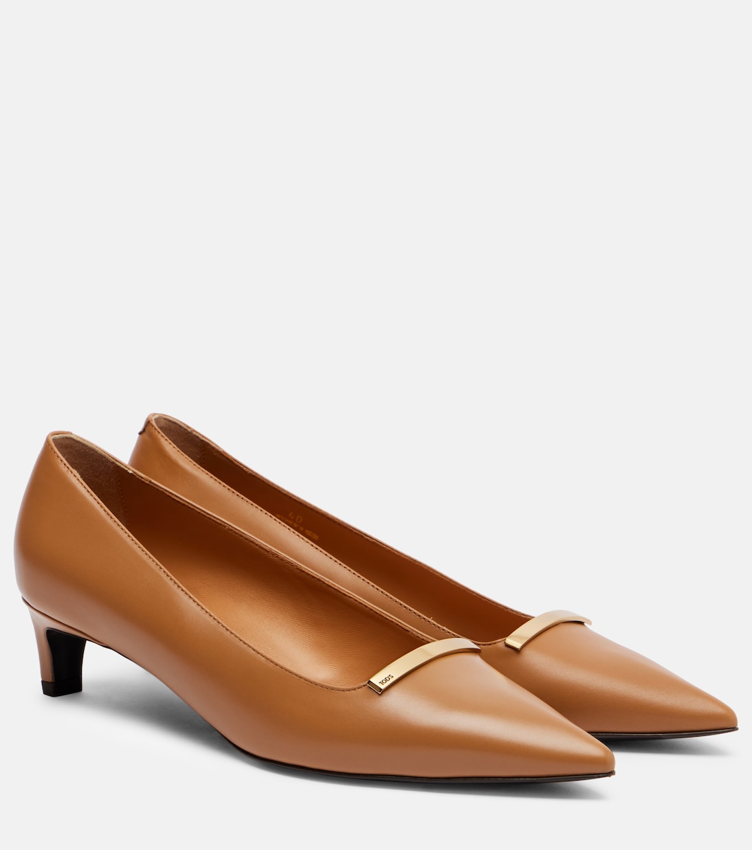 Барретта 40 кожаные лодочки Tod's, Vacchetta Chiara