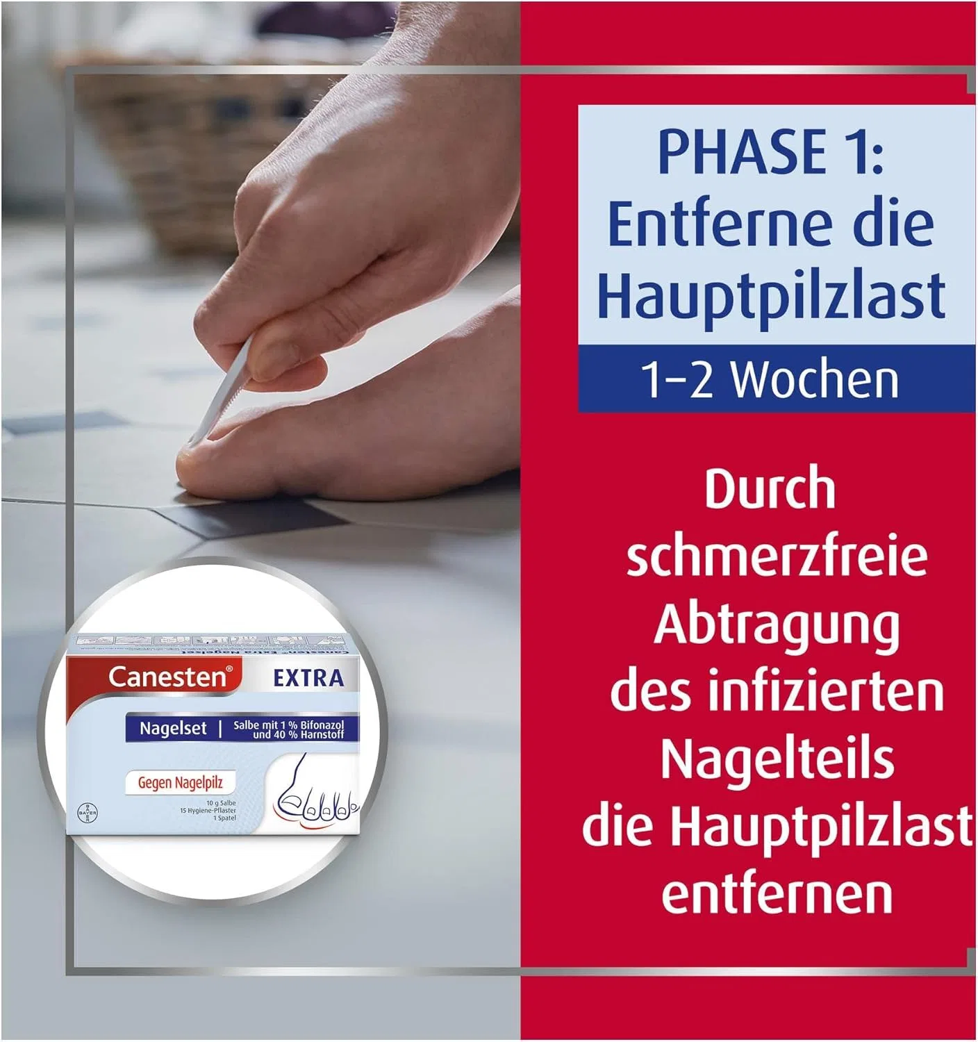 Набор Canesten Extra Nail Set + крем 20 г ‎Canesten — фото 3