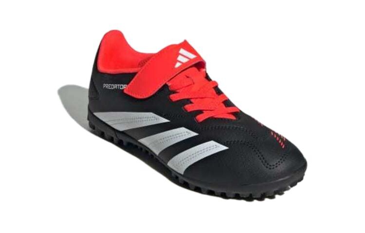 Футбольные бутсы PREDATOR 24 Kids Kids Low-top Black/Red Adidas, черный/красный — фото 3