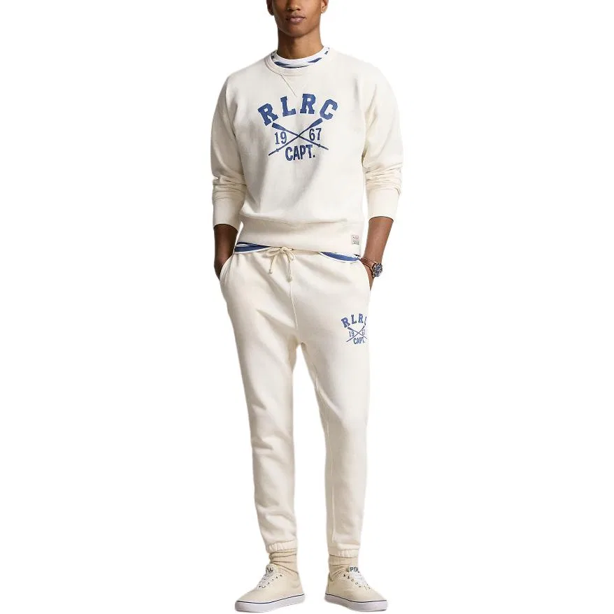 Свитшот мужской Nevis Island Ecru SS24 Polo Ralph Lauren — фото 3