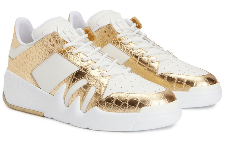 Кроссовки Giuseppe Zanotti из кожи с эффектом крокодила Talon — фото 3