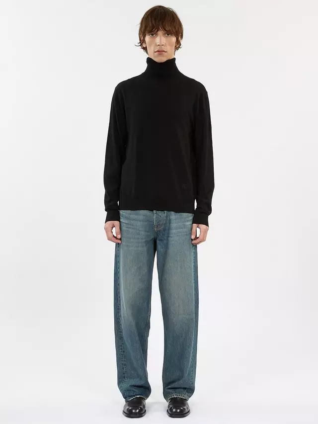 

Джемпер THE KOOPLES Wool Turtle Neck Embroidered, черный