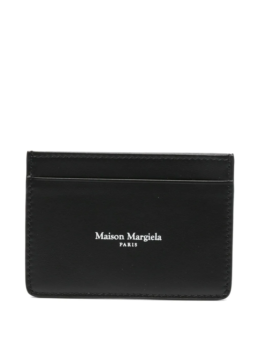 

Кожаный картхолдер MAISON MARGIELA, черный