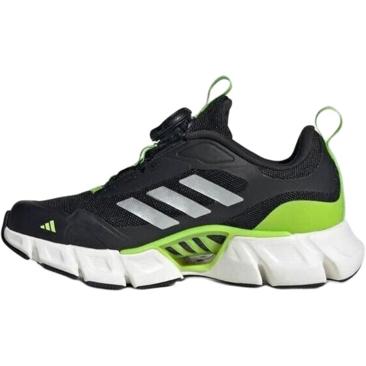 

Кроссовки для бега Climacool Ventania с противоскользящим покрытием и износостойкостью, низкие, детские Adidas, черный/зеленый