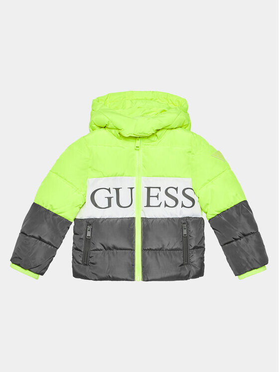 

Желтый пуховик стандартного кроя Guess, желтый