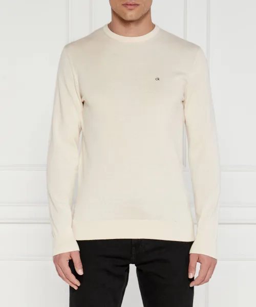 

Свитер Classic fit Calvin Klein, бежевый