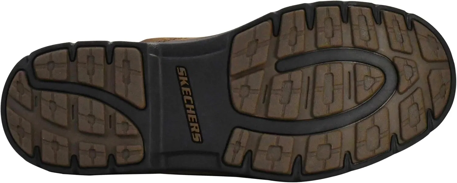 Мужские ботинки Skechers Relaxed Fit Segment - Dorton, темно-коричневый — фото 4