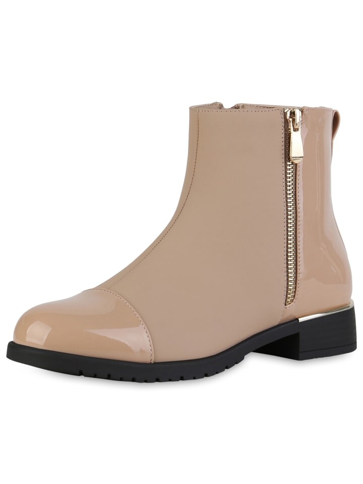 Ботильоны VAN HILL Grace, цвет beige lack