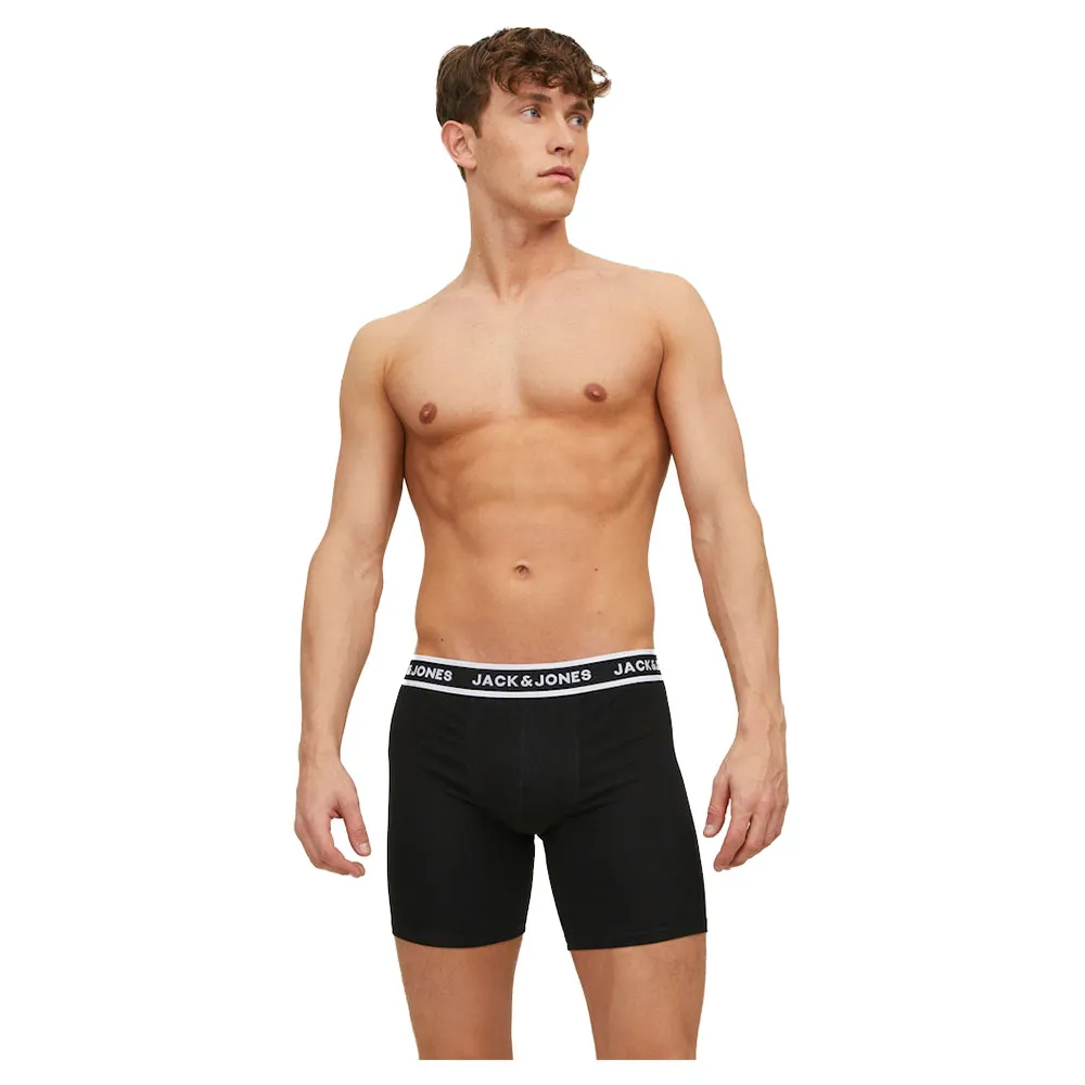 

Боксеры 3 шт Jack & Jones Solid Plus Size, черный