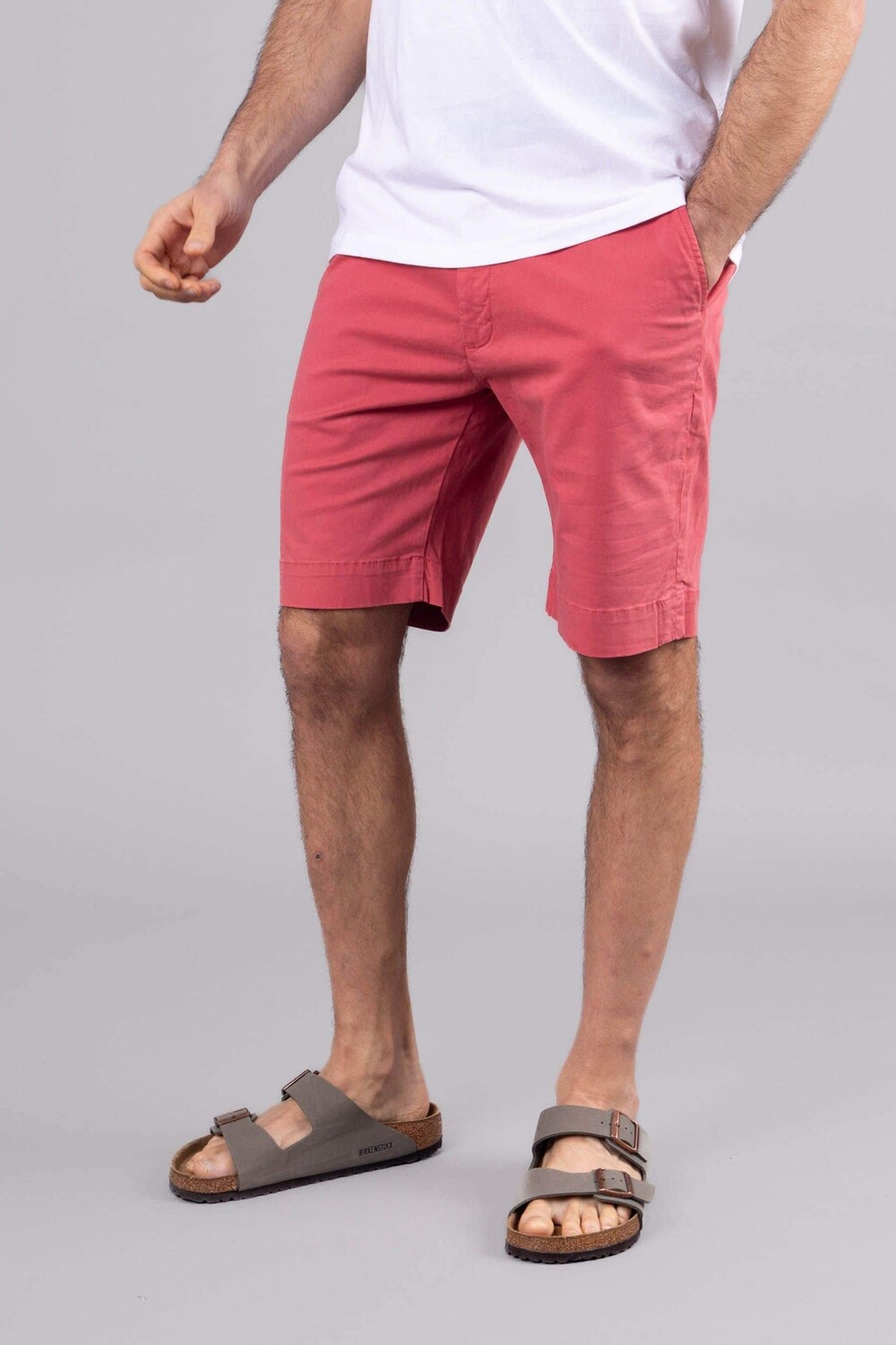 

Розовые хлопковые шорты Finn Lakeland Clothing, розовый