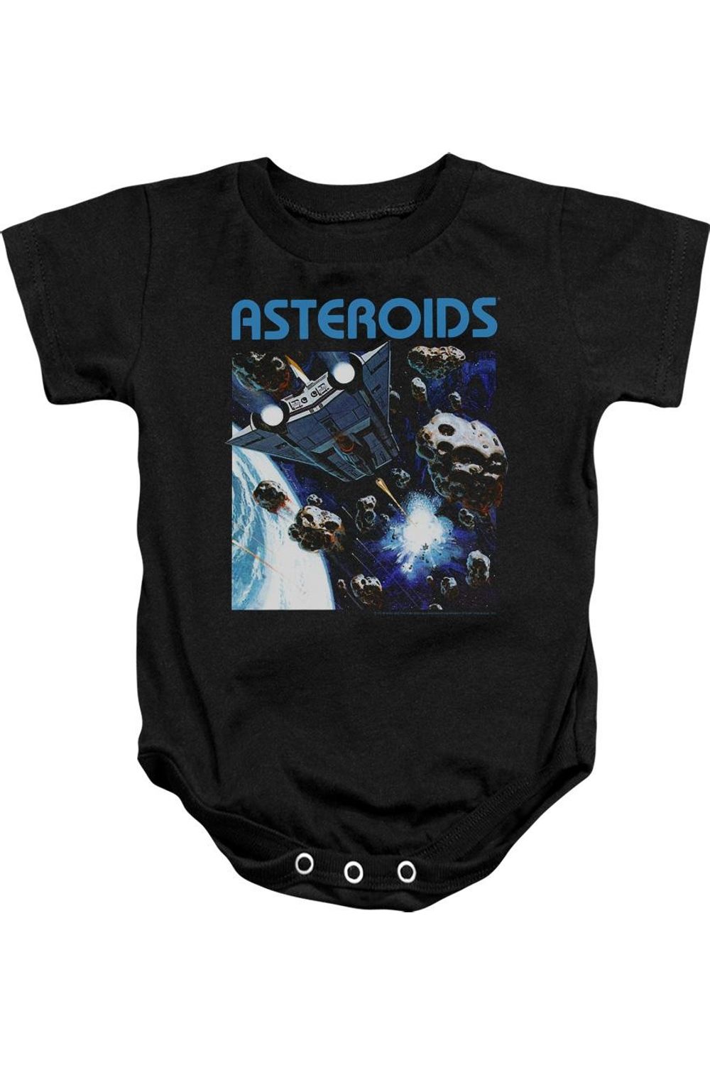 

Детский комбинезон Atari 2600 Asteroids Gildan, черный