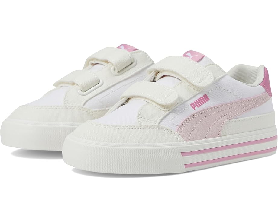 

Кроссовки PUMA Kids Court Classic Vulc, цвет Puma White/Mauve Mist/Vapor Gray