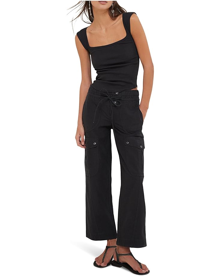 

Женские брюки Free People Park Ave, Black