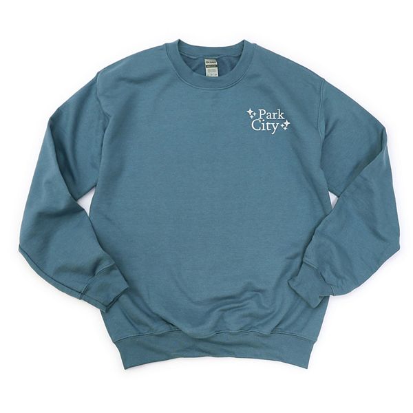 

Свитшот с вышивкой Park City Stars Simply Sage Market, Slate