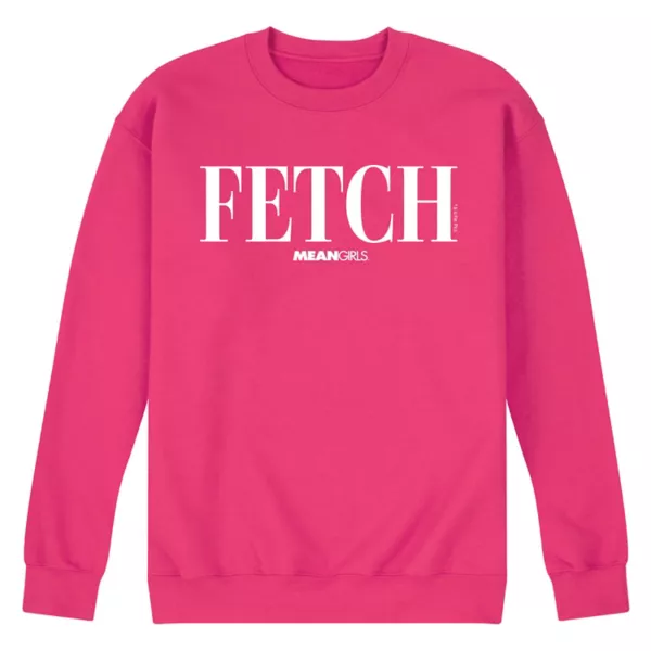 

Мужская толстовка с ворсом Mean Girls Fetch Licensed Character, пурпурный