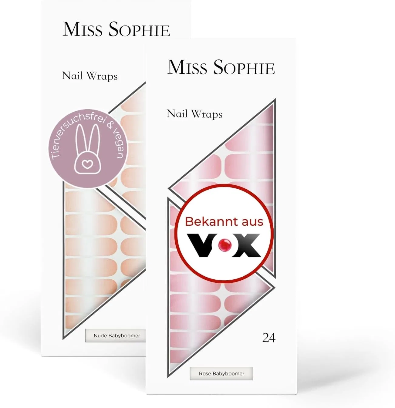 Набор самоклеящихся пленок для ногтей «Baby Boomer» от Miss Sophie Miss Sophie