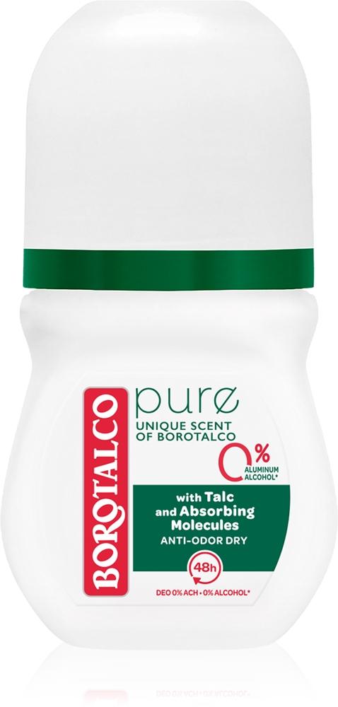 

Чистый оригинальный шариковый дезодорант без алюминия и солей Borotalco, 50 мл