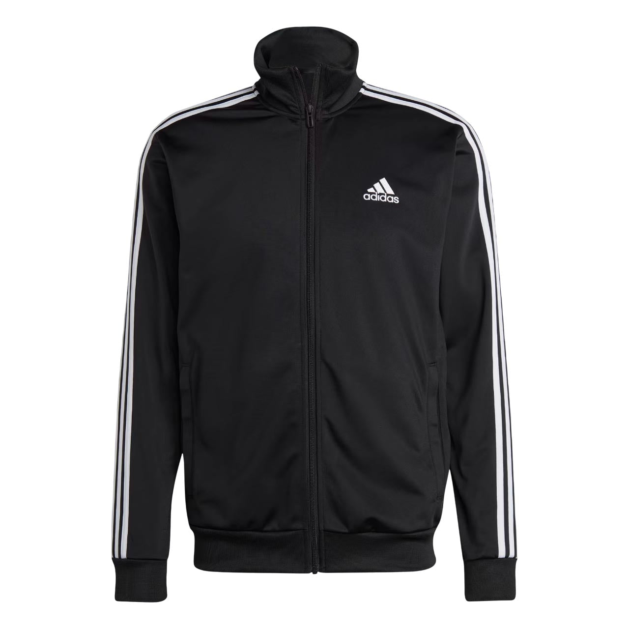 Спортивный костюм Adidas Basic 3-Stripes Tricot Tracksuit 'Black' — фото 2