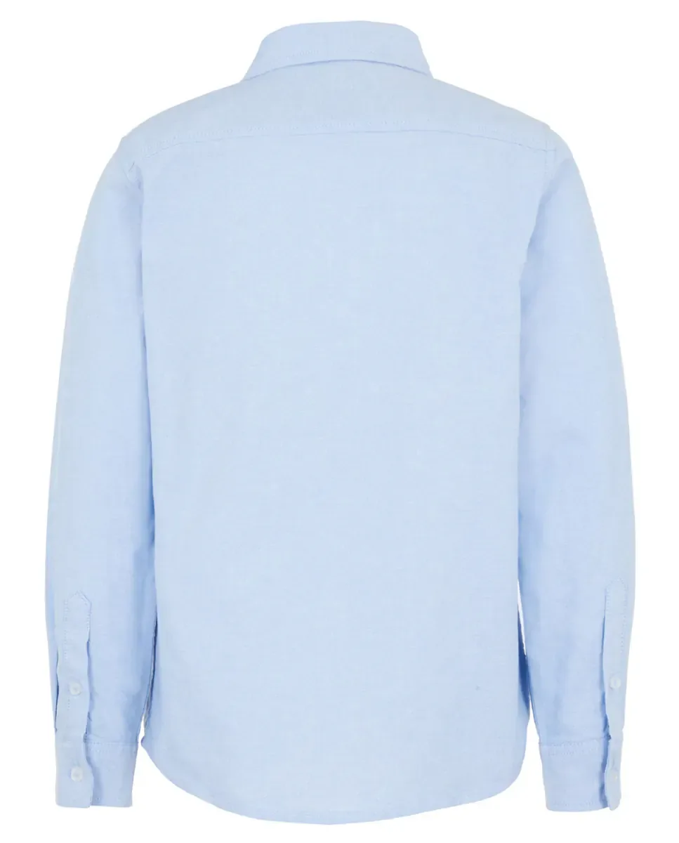 Name it Рубашка для мальчика синего цвета — фото 2