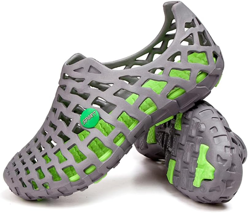 

Водные туфли женские и мужские, сандалии, пляжная обувь, повседневные сетчатые легкие наружные массажные летние тапочки Asifn, серый