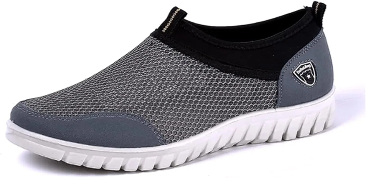Лоферы дышащие Men's Grey Asifn