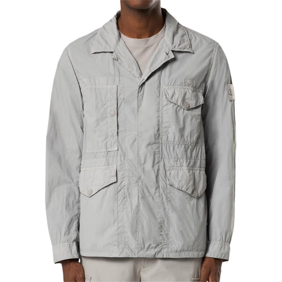 STONE ISLAND Полевая куртка, Gray White — фото 4