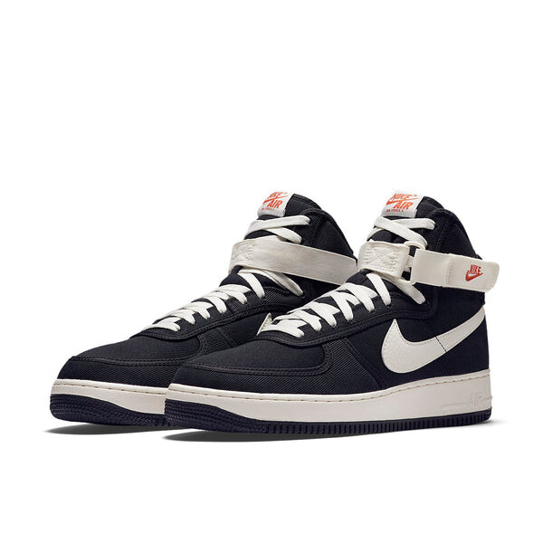 Кроссовки air force 1 высокие ретро Nike, черный — фото 3
