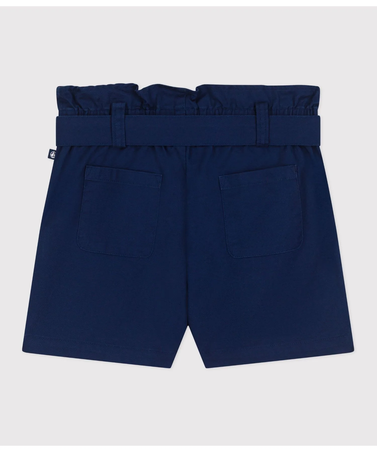 Детские шорты из хлопка PETIT BATEAU синие — фото 3
