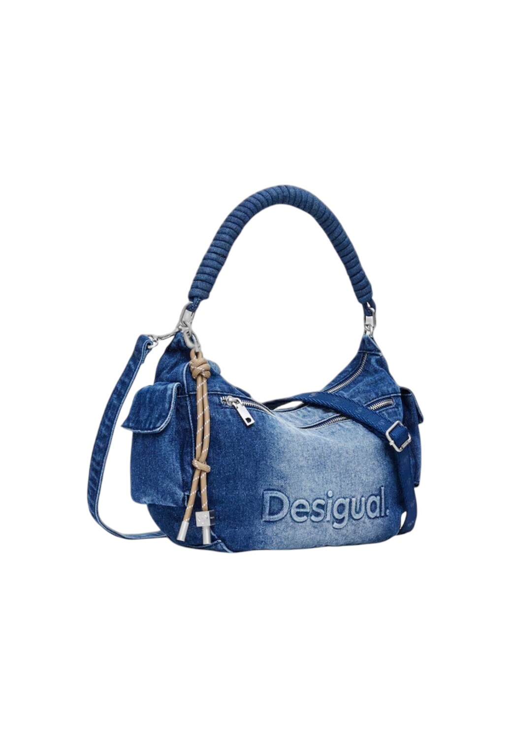 

Сумка Desigual из джинсовой ткани, синий