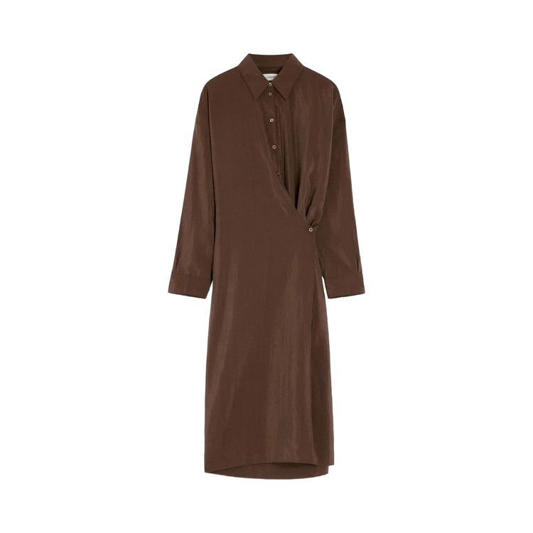 

Платье Lemaire Straight Collar Twisted Dress, Brunette