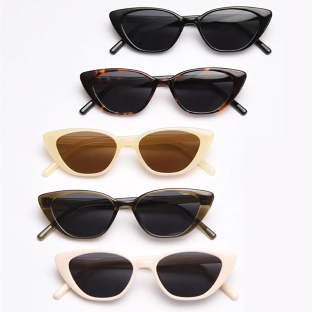 

Винтажные солнцезащитные очки MUTYNE "Кошачий глаз" для женщин, мужчин и девушек, ретро, ​​защита от УФ-излучения UV400, черные, зеленые, коричневые, Black