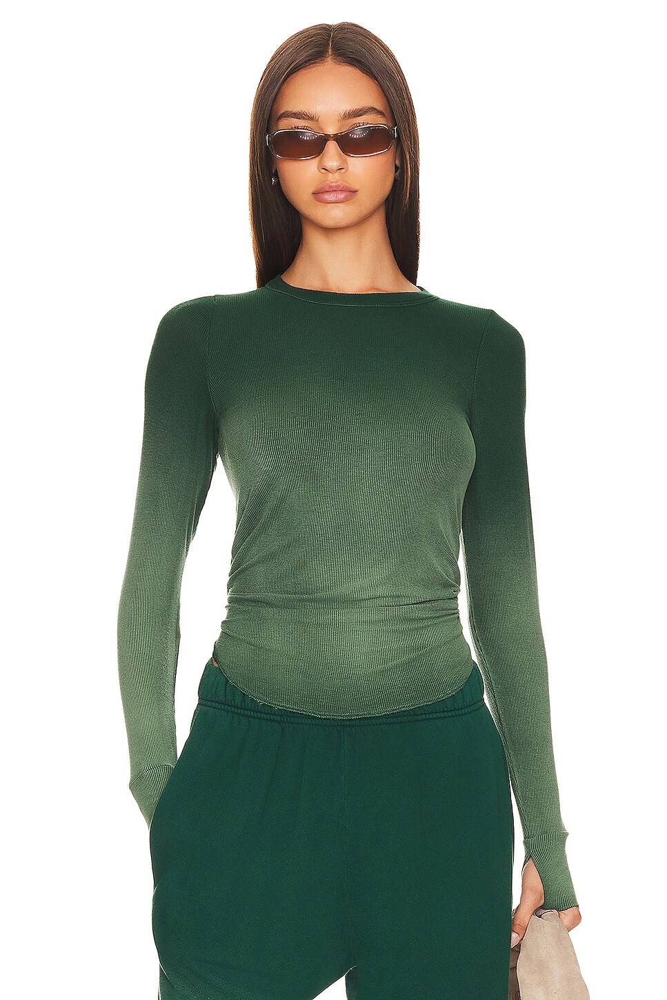 

Футболка Michael Lauren Alick Long Sleeve, цвет Vintage Emerald
