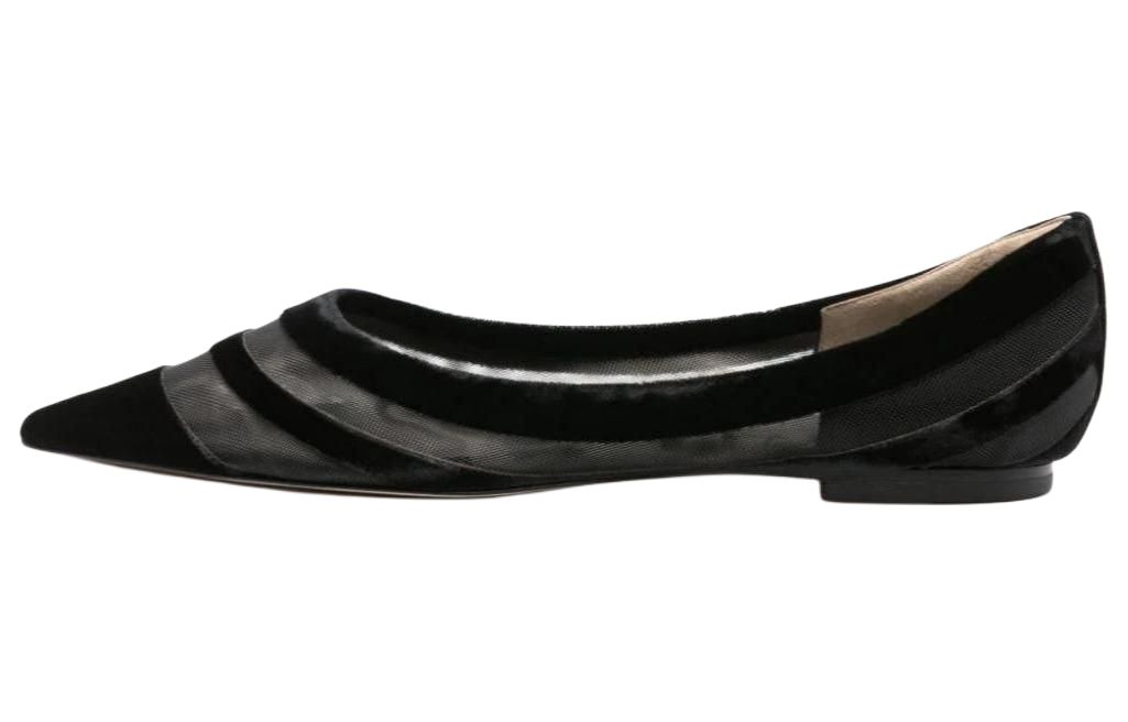 Балетки Love с отделкой из тюля Jimmy Choo, Black