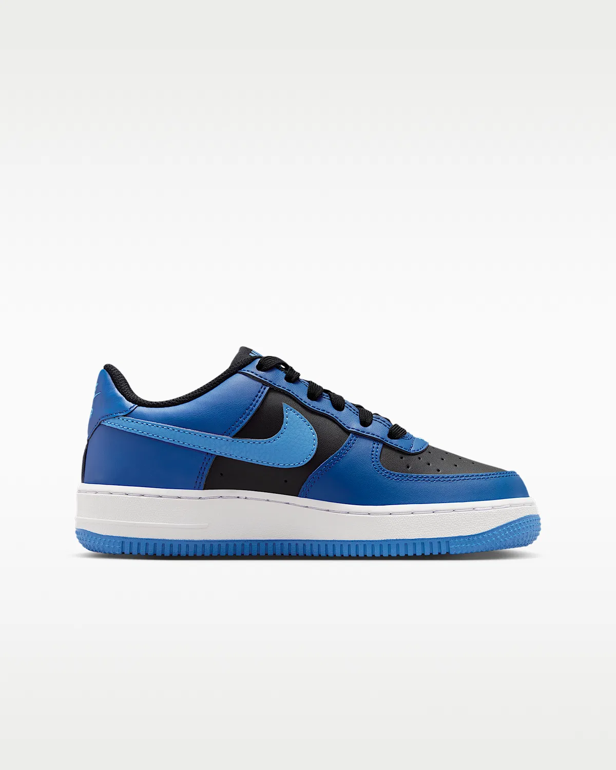 Детские кроссовки Nike Air Force 1, Black/Court Blue/White/Dutch Blue — фото 3