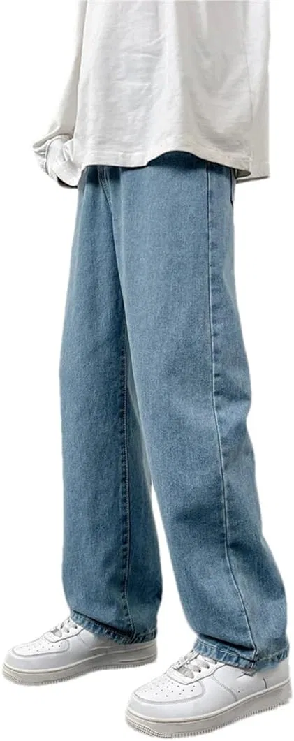 Джинсы прямые широкие, 52