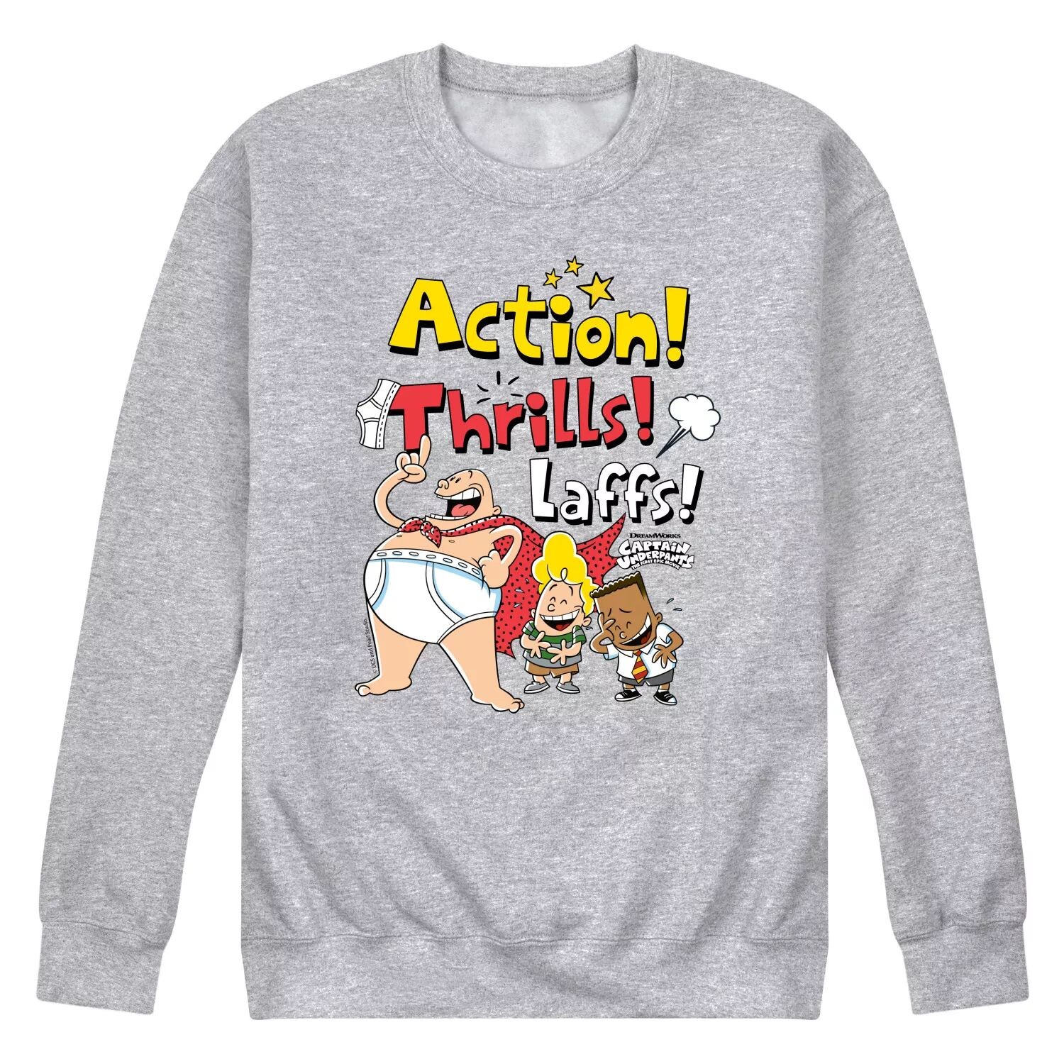 

Мужские трусы Captain Underpants флисовый свитшот Action Thrills Licensed Character