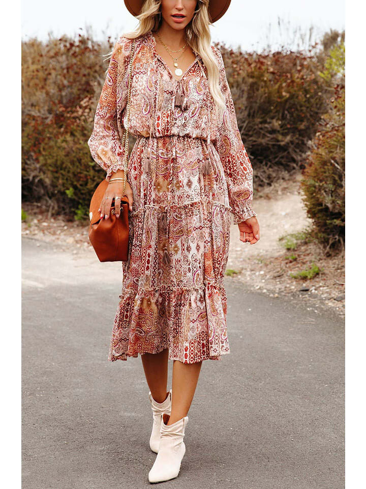 

Длинное платье Milan Kiss, красочный