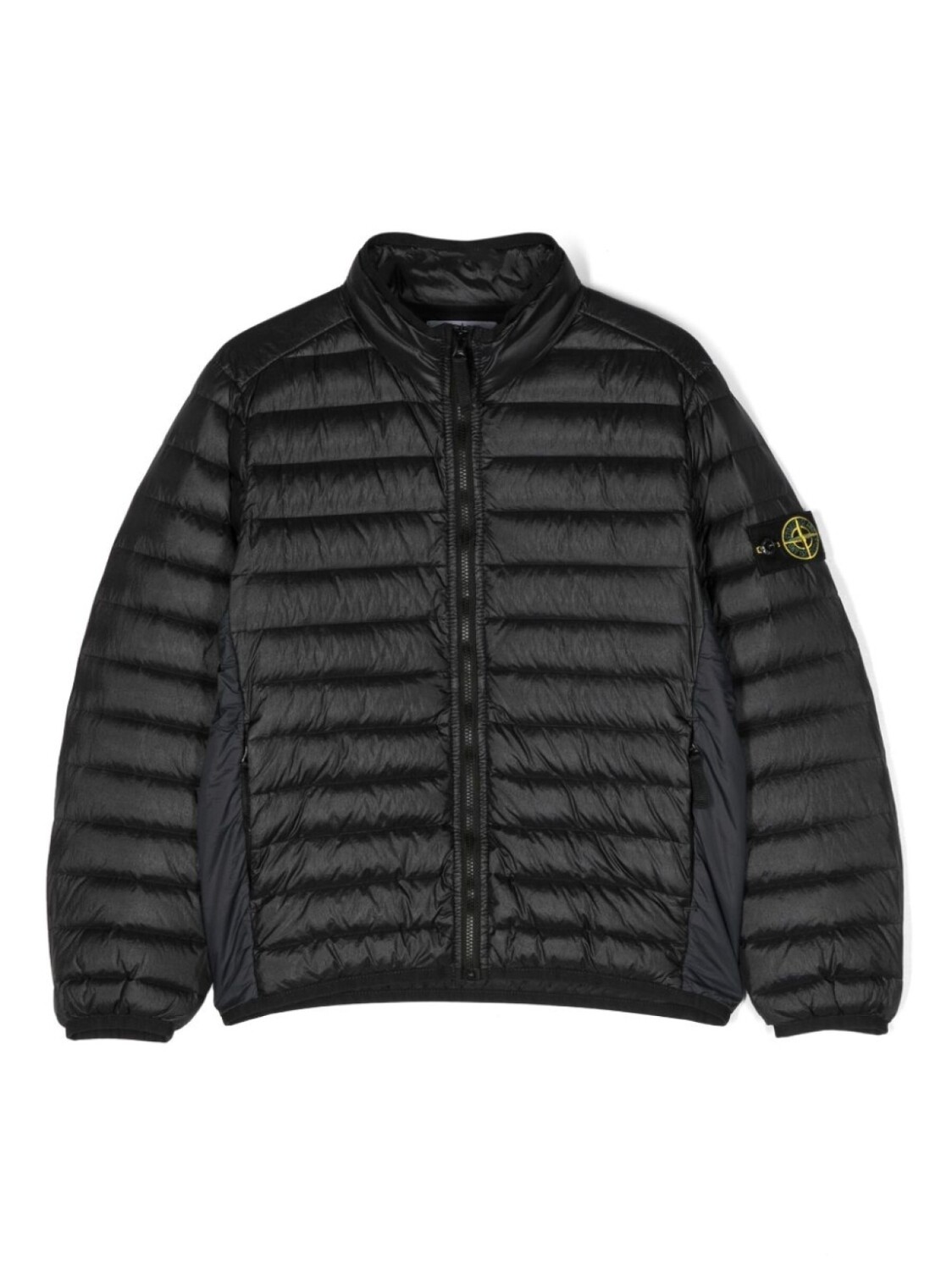 

Stone Island Junior пуховик с нашивкой Compass, черный