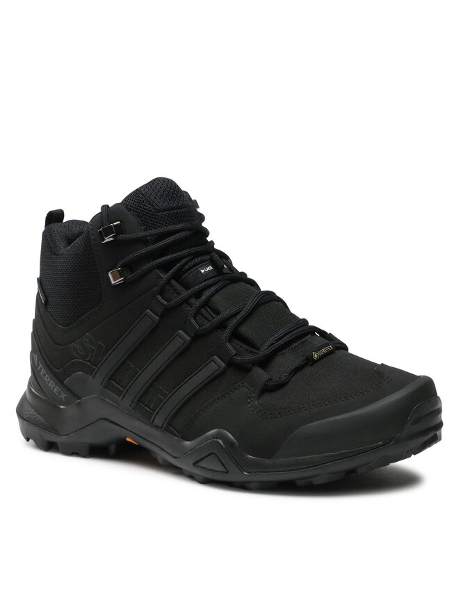 Треккинговые кроссовки Terrex Swift R2 Mid GORE-TEX Hiking Shoes IF7636 Adidas, черный — фото 2