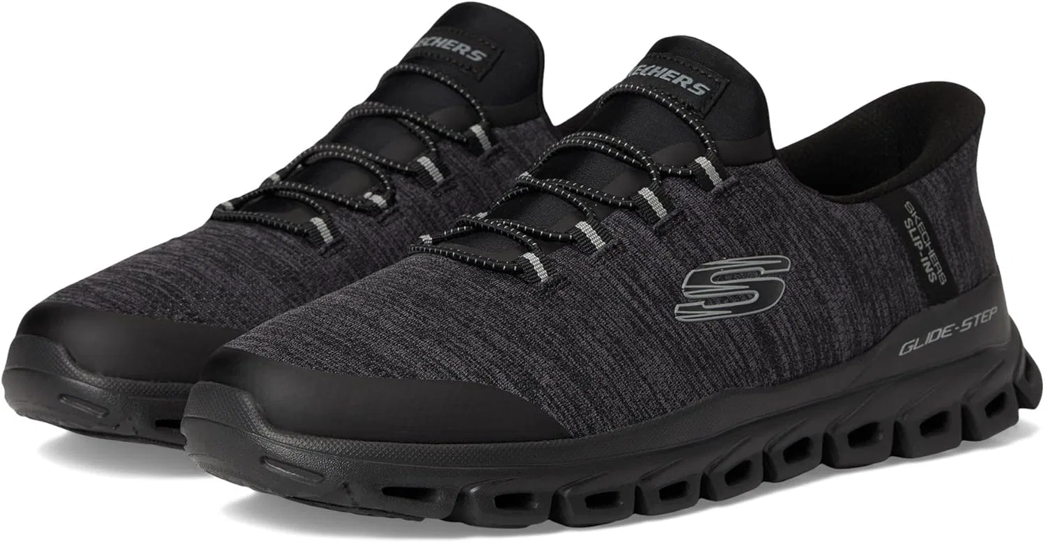Мужские кроссовки Skechers Glide-Step Zefyr Hands Free Slip-in, Gray — фото 2