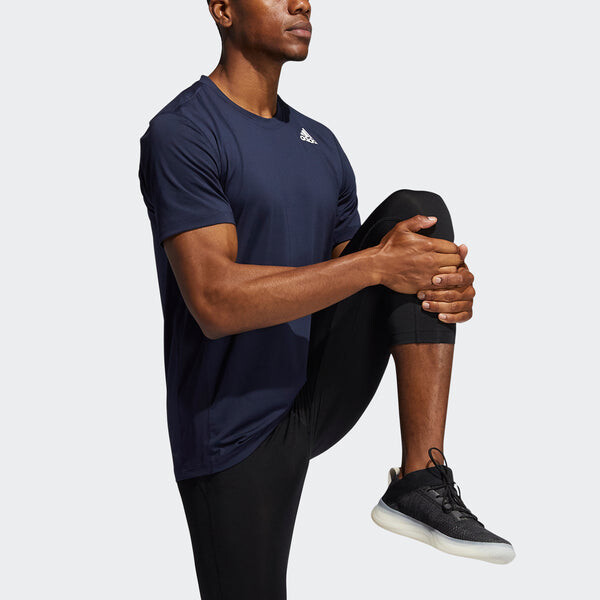 Футболка adidas TF Turf Ss Ftd Training Sports Elastic Short Sleeve Blue, синий — фото 4