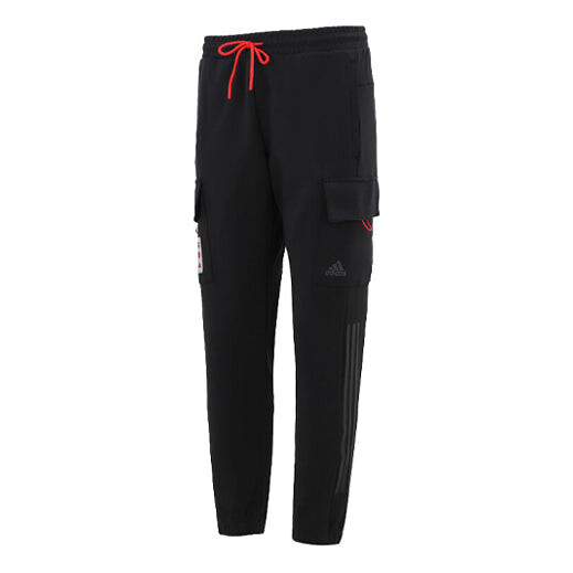 

Брюки Men's adidas Cny Top Knpnt Side Pocket Cargo Lacing Casual Joggers/Pants/Trousers Black, черный