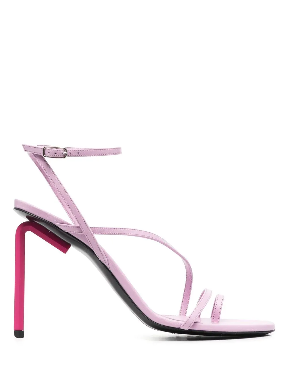 Босоножки Allen 110 с ремешками OFF-WHITE, розовый