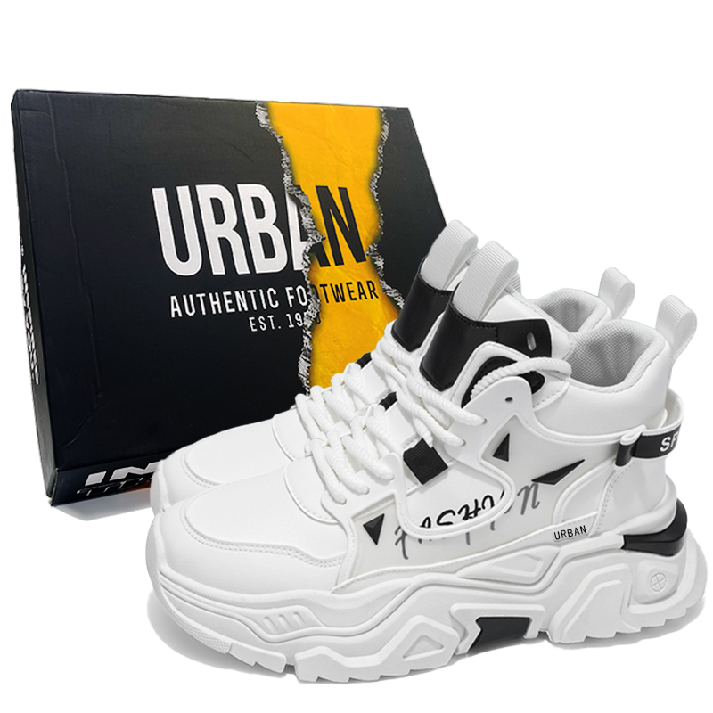 

Износостойкие, нескользящие, высокие, массивные кроссовки для мужчин URBAN AUTHENTIC, серый
