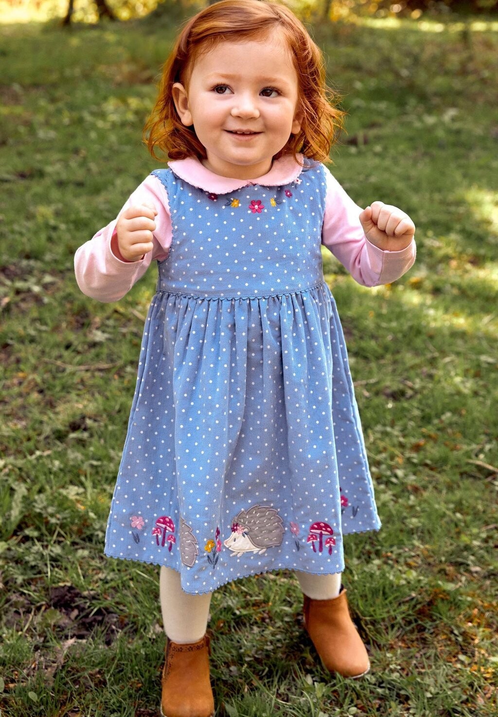 

Футболка с длинным рукавом Plain Peter Pan Standard JoJo Maman Bébé, розовый