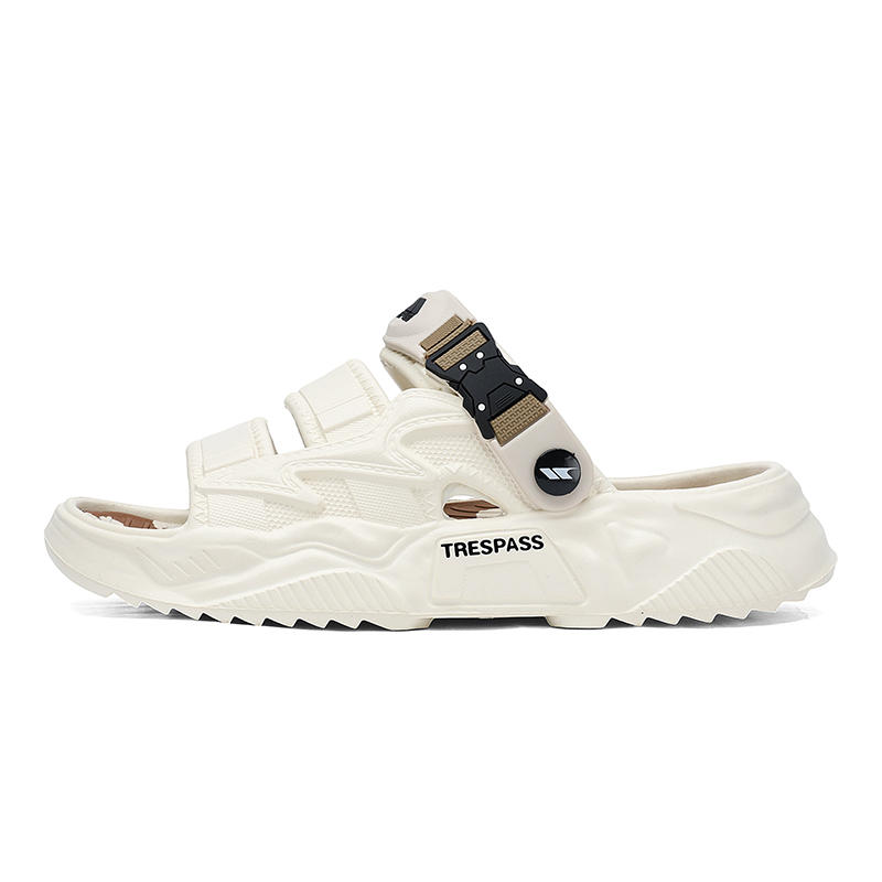 

TRESPASS Скользостойкие антибактериальные шлепанцы мужские бежевые, цвет Beige