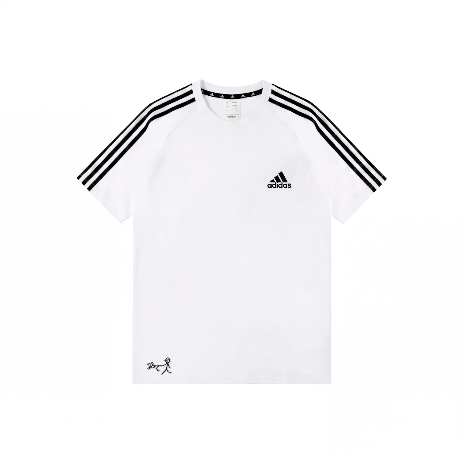 Футболка Adidas Timely Dog Walking белая