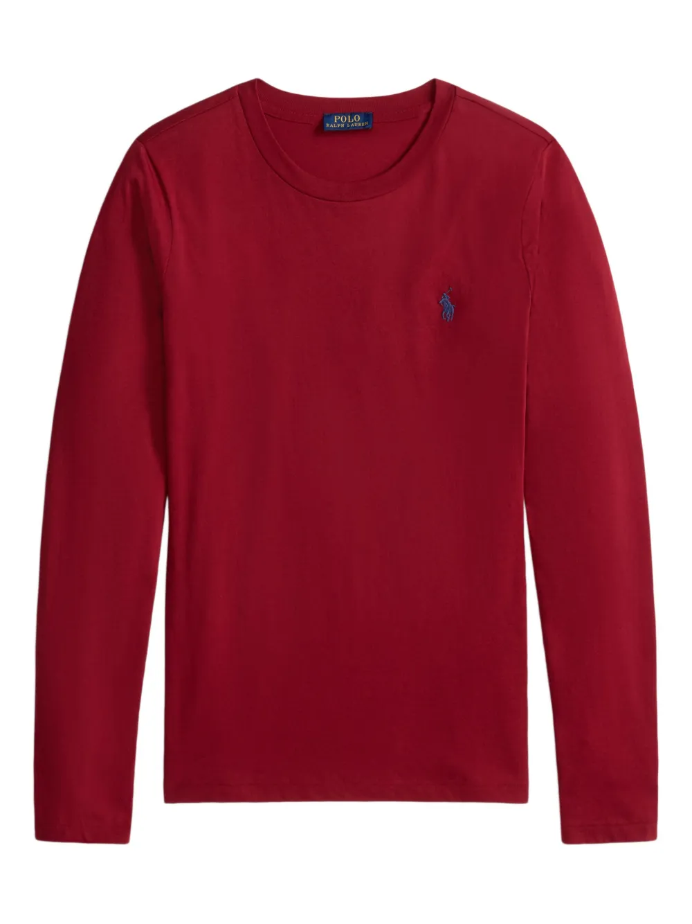 

Лонгслив с вышитым логотипом POLO RALPH LAUREN, красный