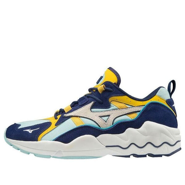 

Кроссовки wave rider 1 og 'dark blue yellow white' Mizuno, синий